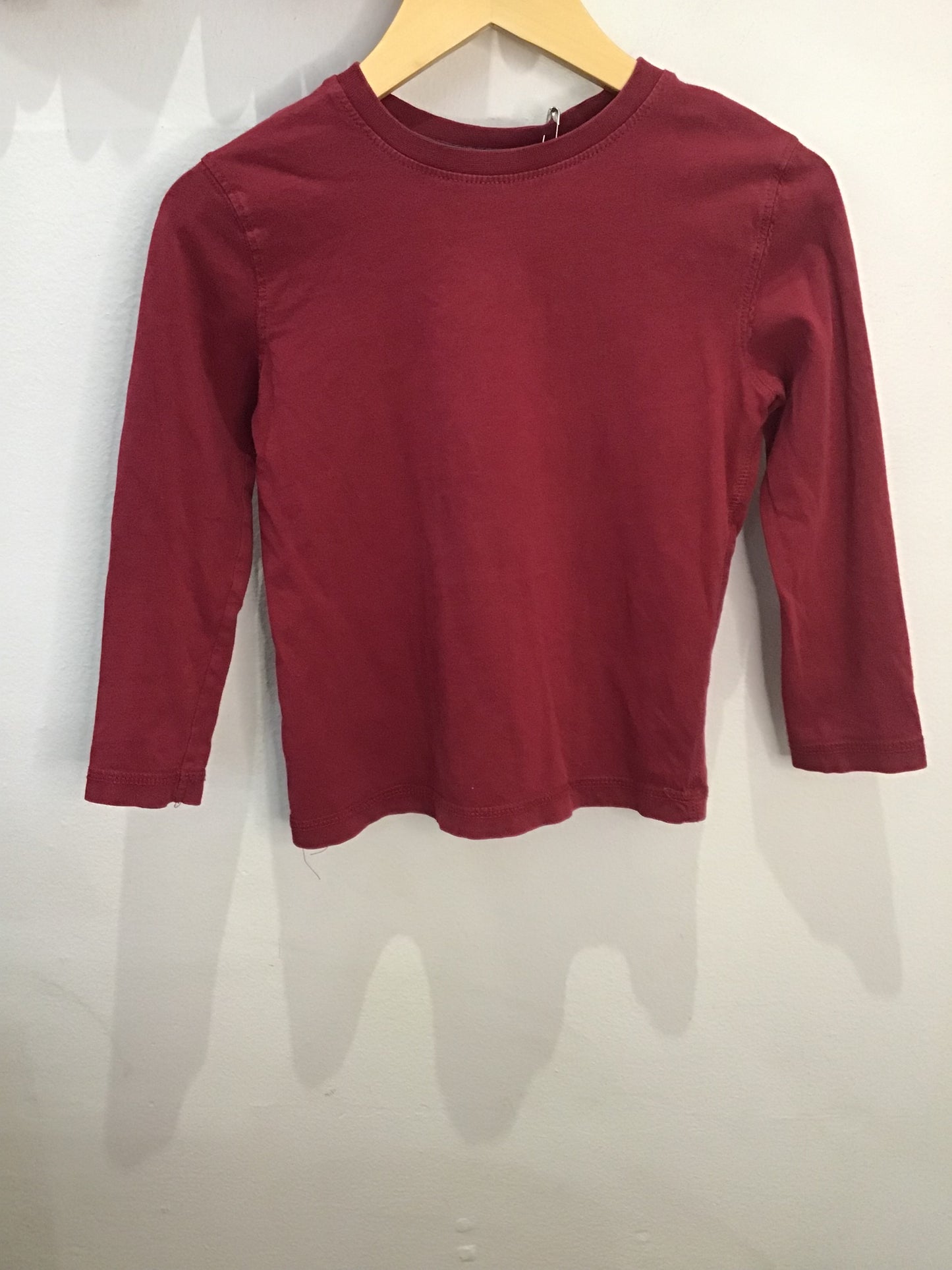 Maroon longsleeve 4-5y
