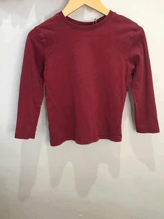 Maroon longsleeve 4-5y