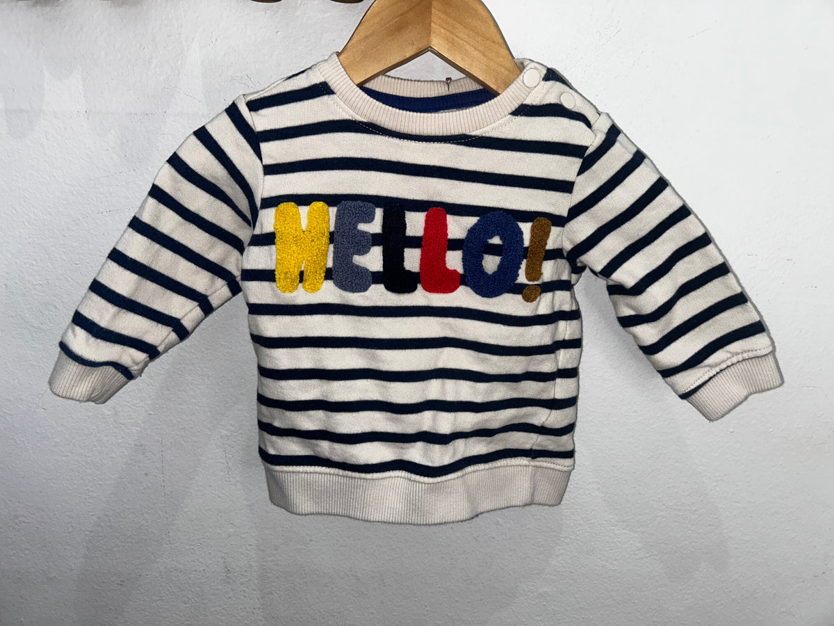 Hello pullover 4-6m