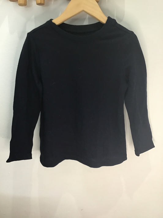 Tee longsleeve navy 4y