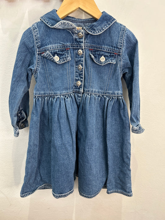 Vintage denim dress 3y