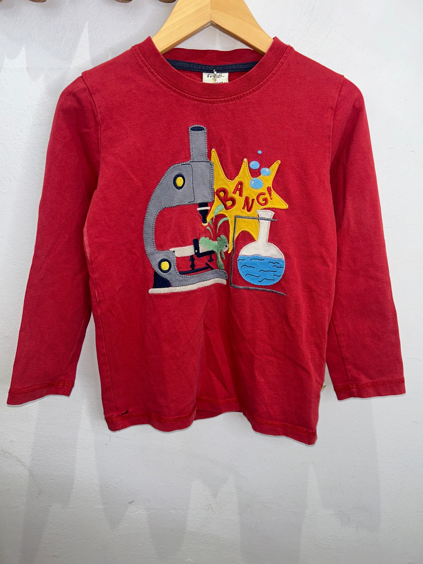 Frugi science longsleeve  6-7