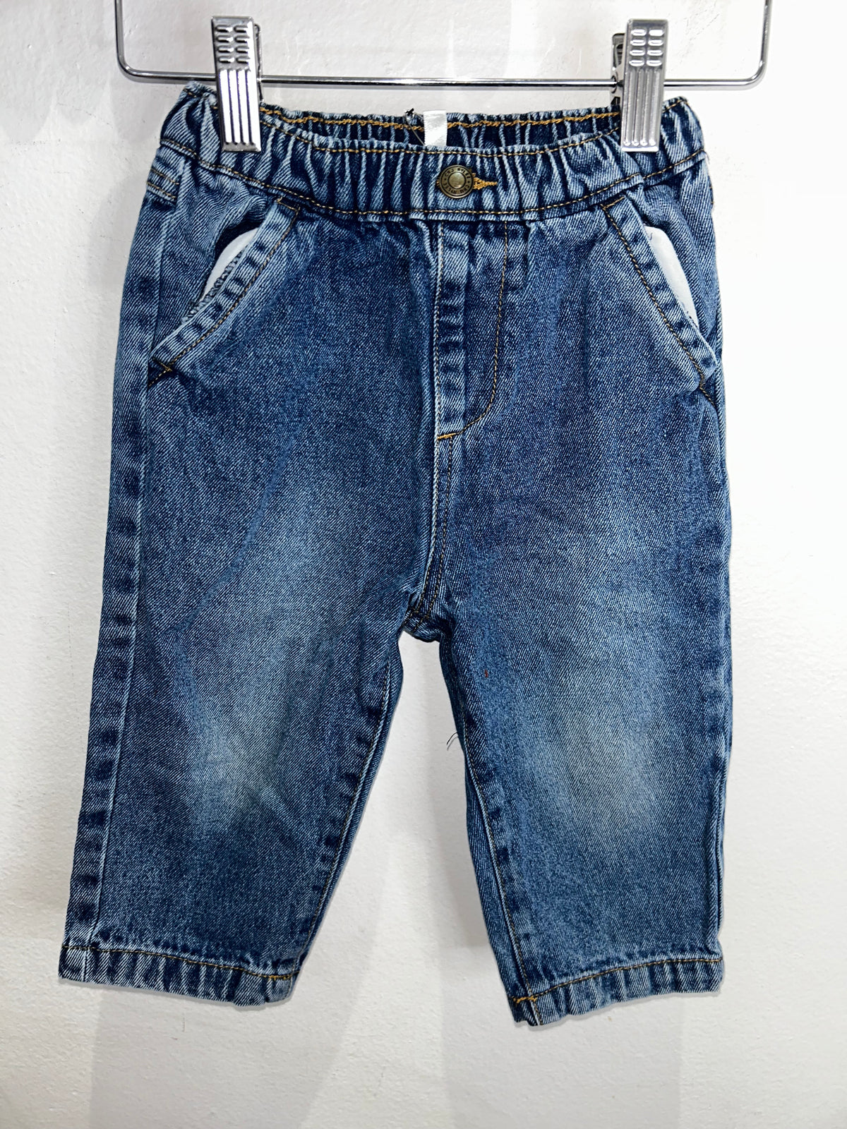 Riley and Cru wide leg jeans 18-24m