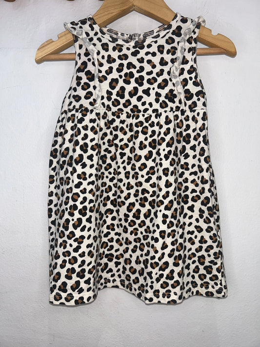 Leopard dress 12-18m