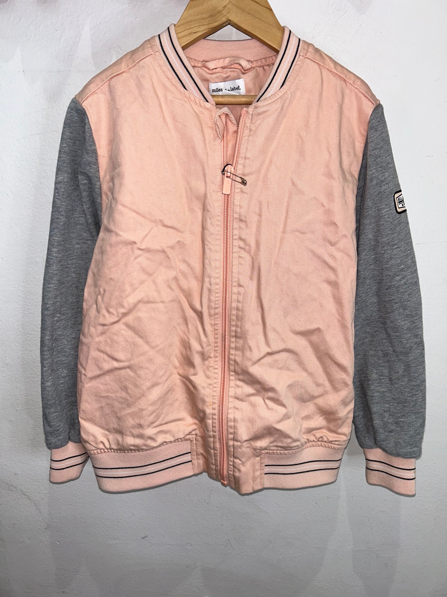 Miles the Label pink bomber 8y