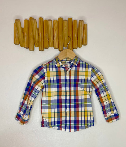 Colourful checkered shirt 18-24m