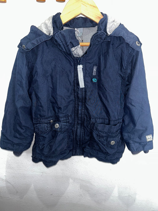Navy cargo jacket 18-24m
