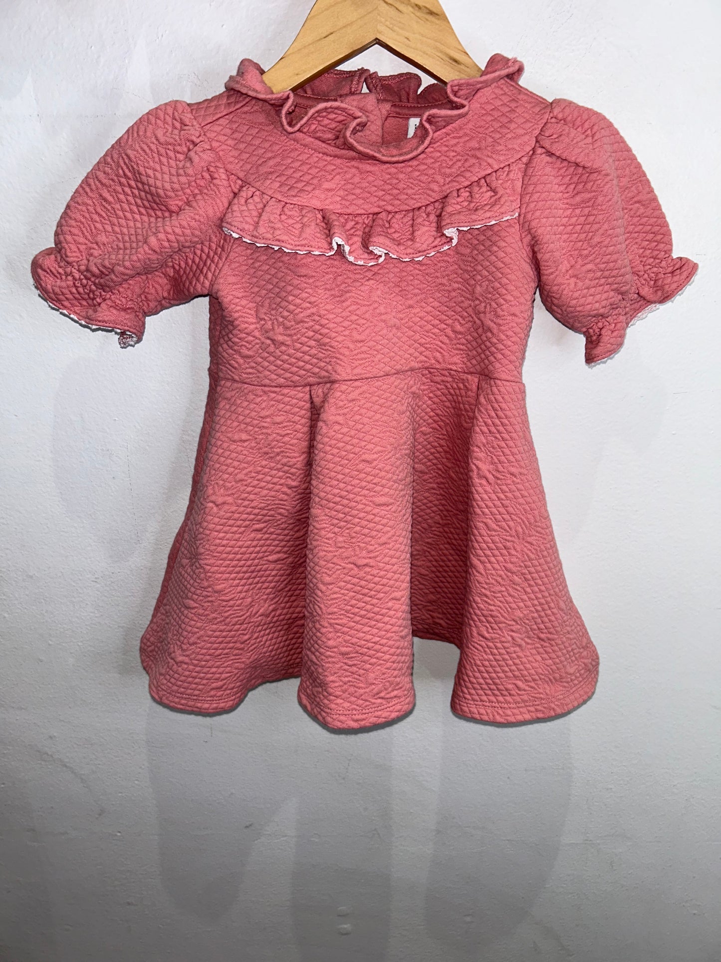 Janie & Jack quilted collar dress 18-24m