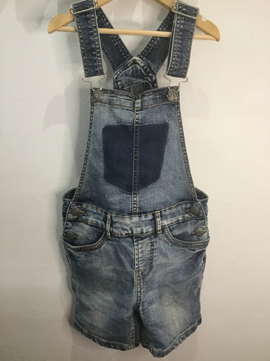 Shorty denim overalls 10y