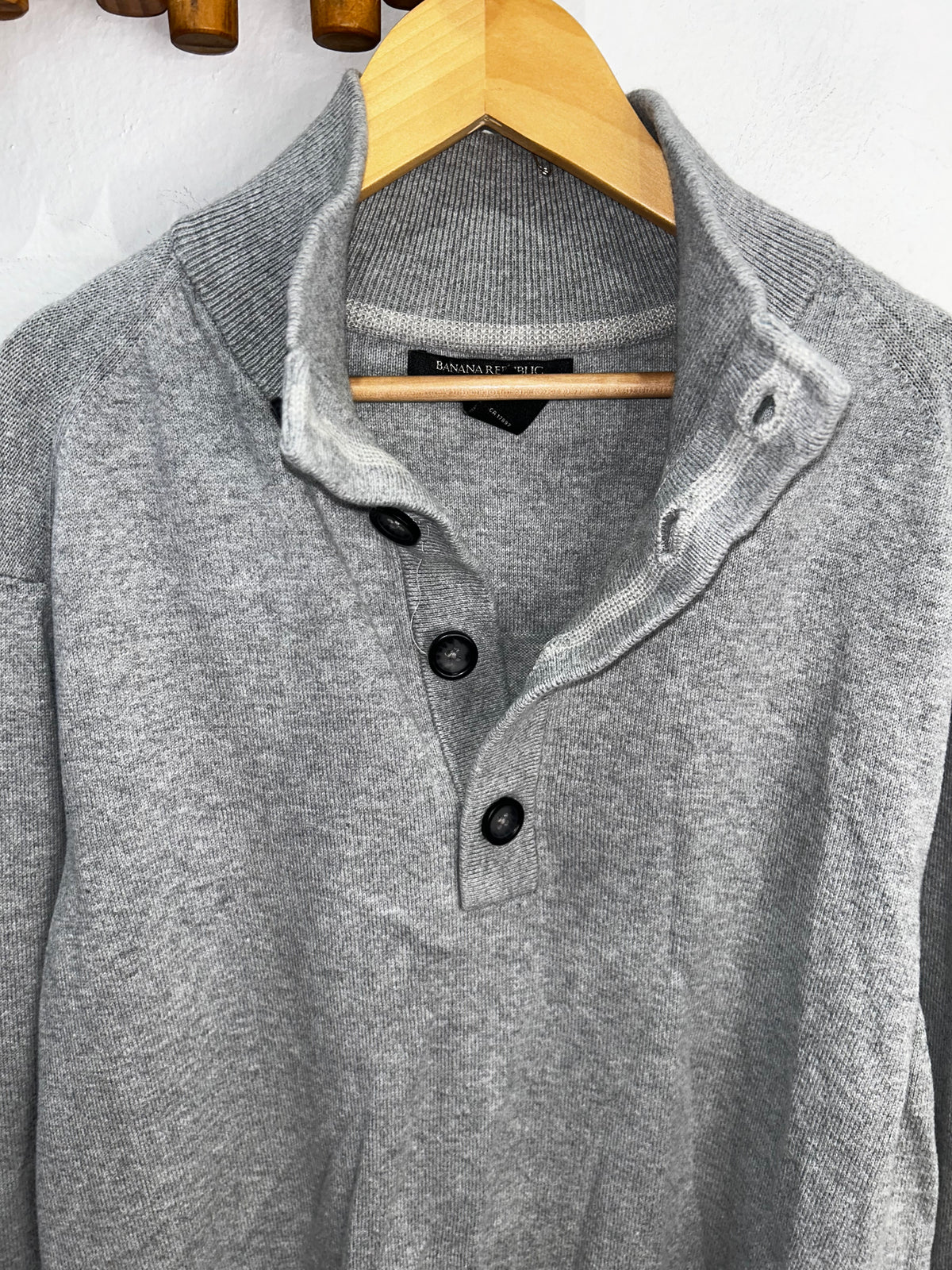Grey cashmere sweater- adult Large