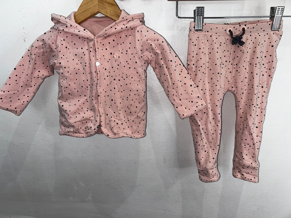 Noppies pink dots set 4-6m