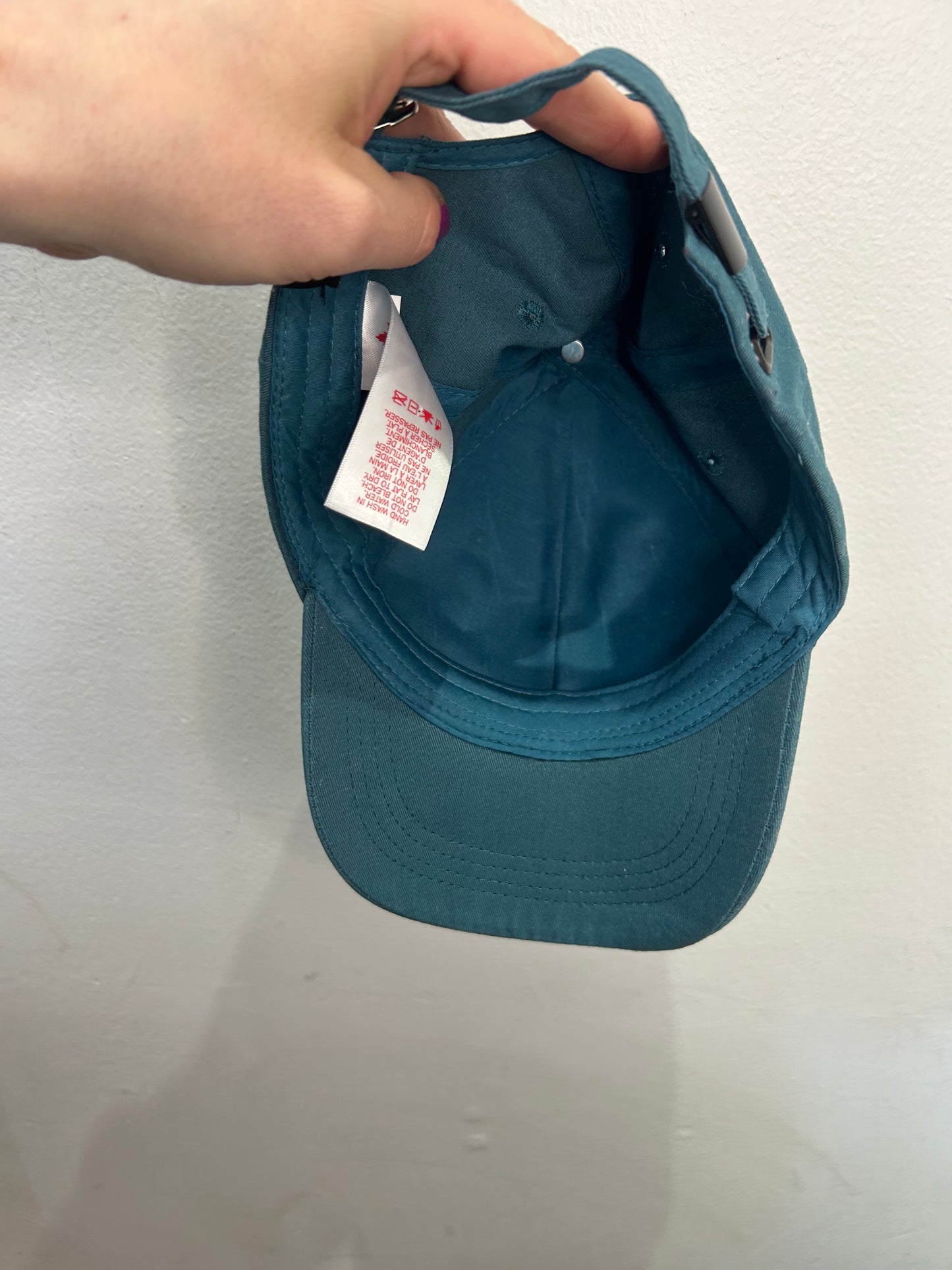 Teal baseball hat 4-6y