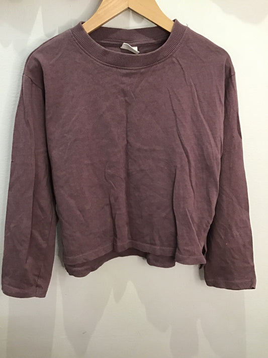 Long sleeve mauve boxy fit  9y