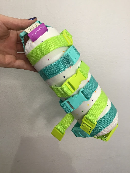 Lovevery buckle barrel toy