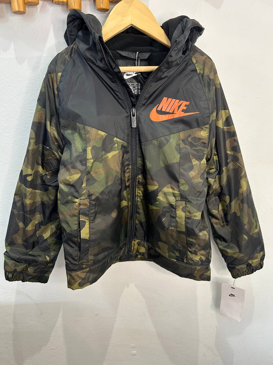Camo fleece lined jacket 5-6y NEW