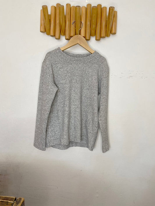 Grey knit top 7-8y