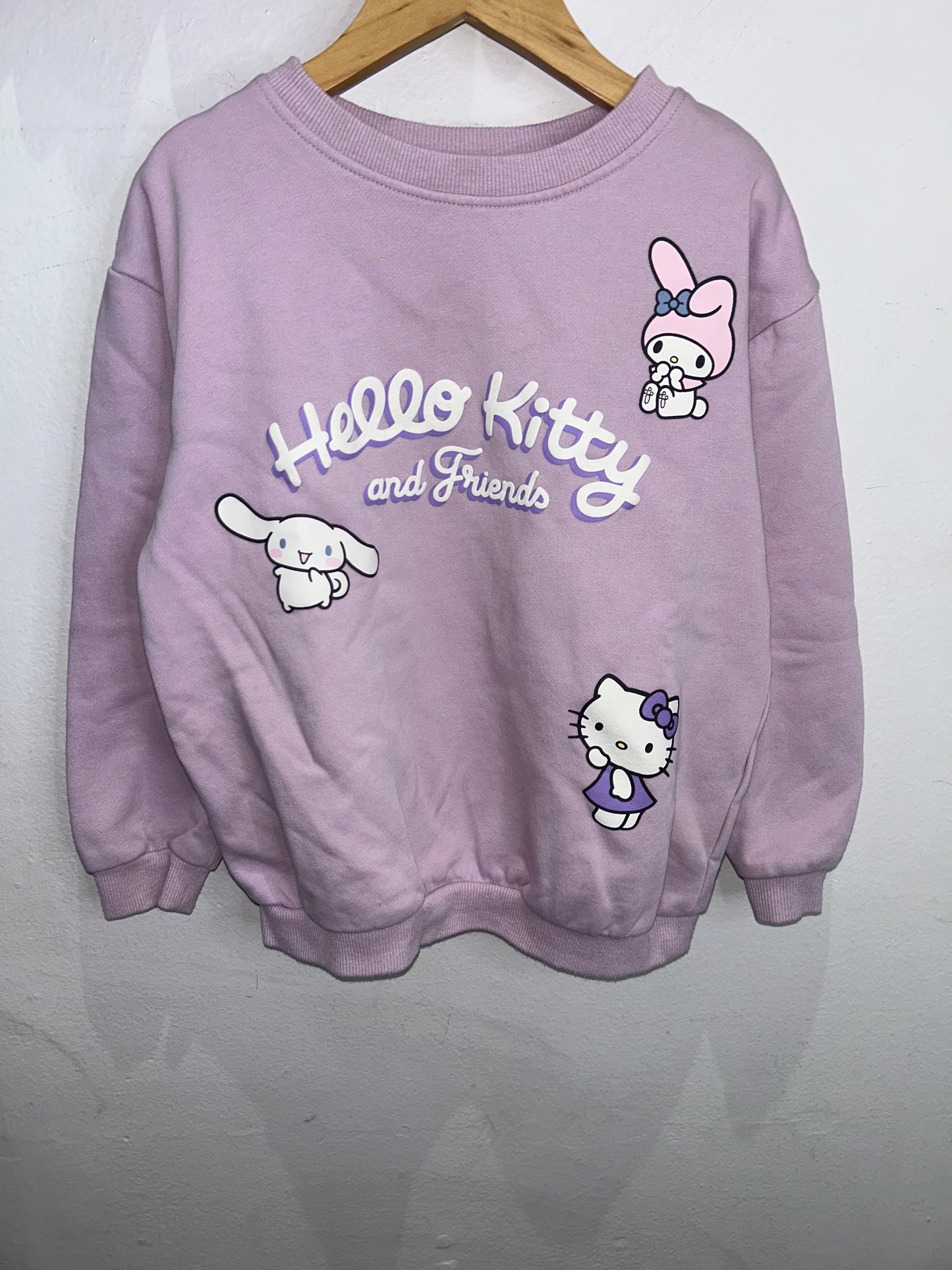 Hello Kitty purple pullover 6-8y