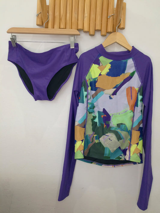 Zella purple swimsjuit 14y