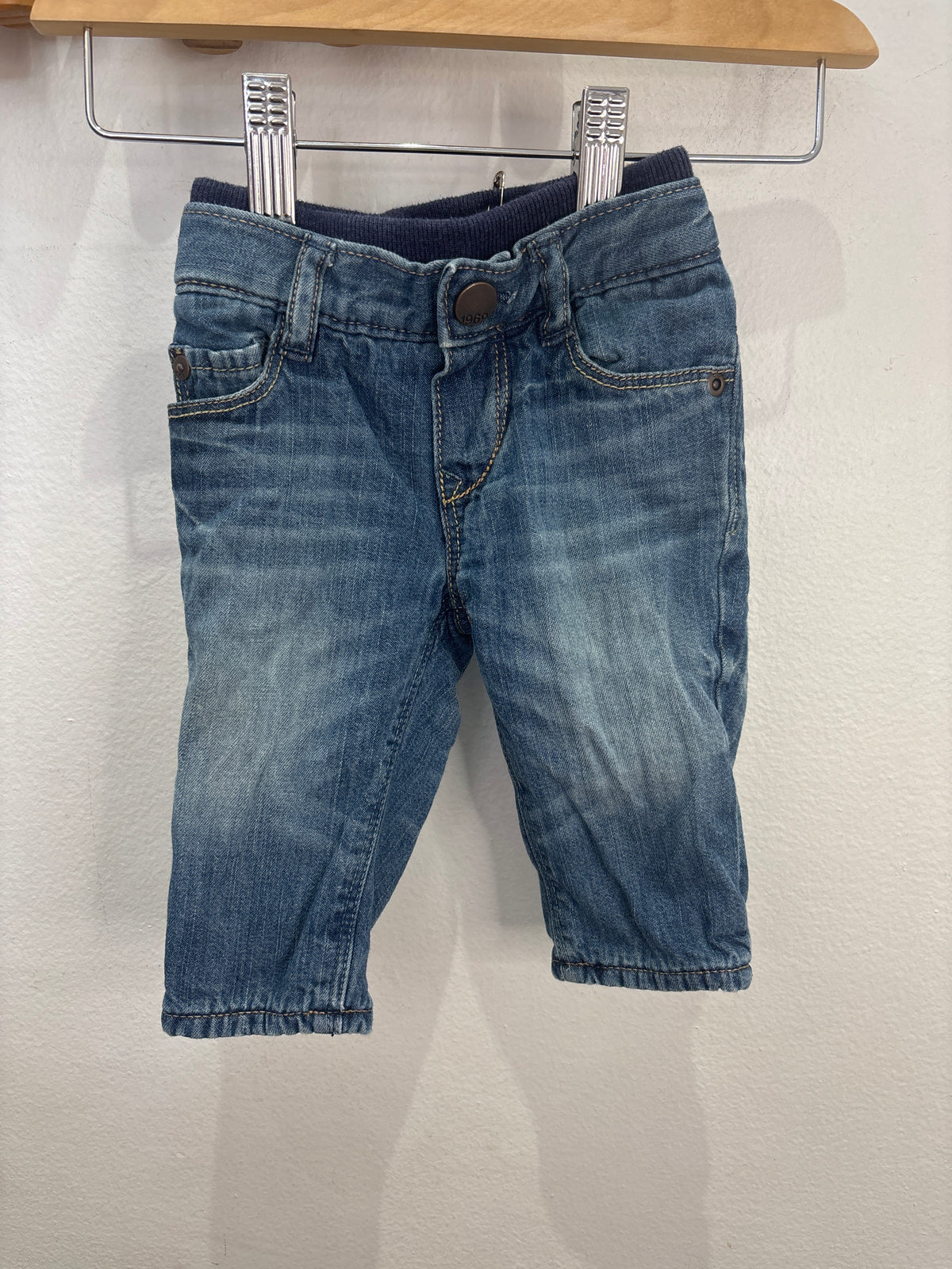 Cotton lined jeans 3-6m