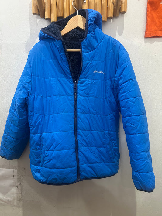 Eddie Bauer blue puffer 12y