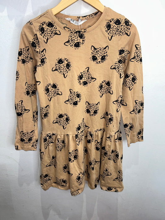 Baby leopard dress 8-9y