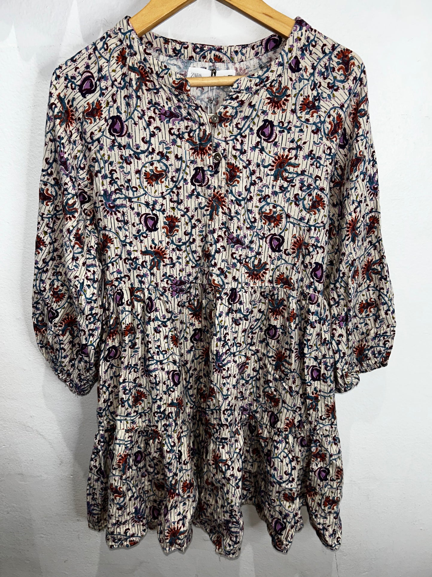Paisley print dress 8y