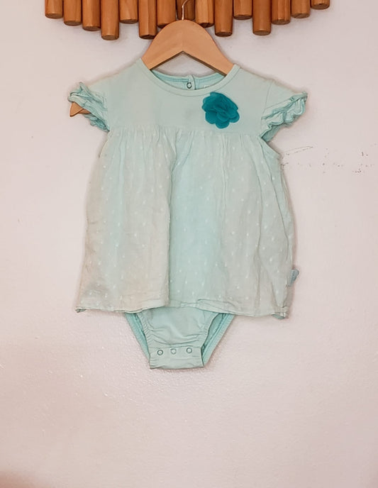 Souris Mini light blue onesie top 12-18m