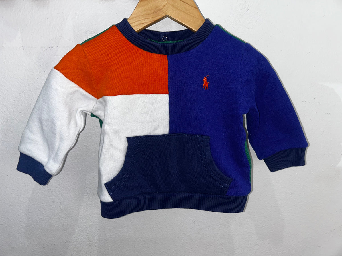 Colourblock pullover 6m