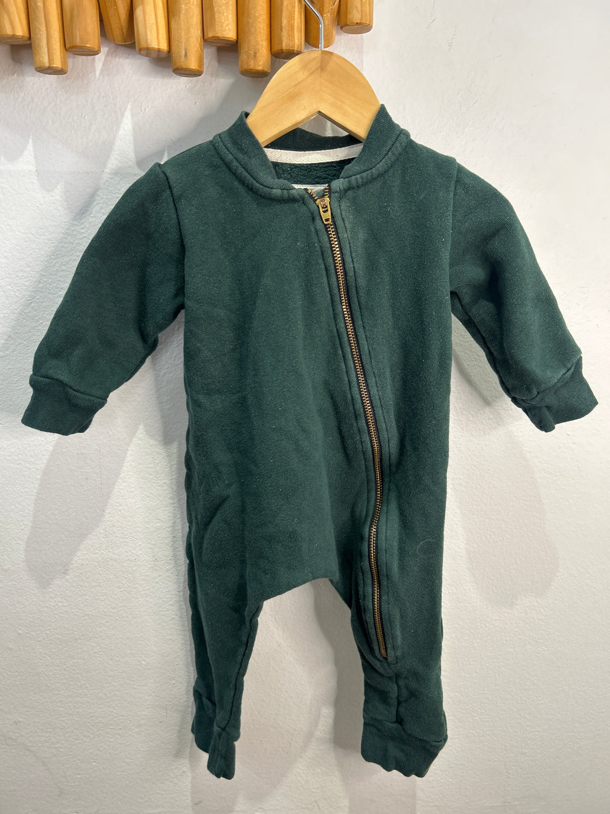 Minimoche green romper 3-6m