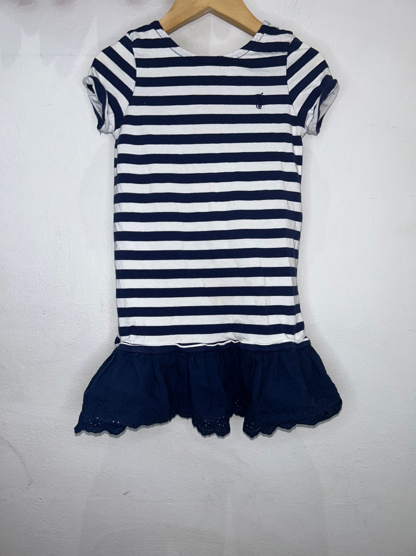 Drop waist striped dress 4y