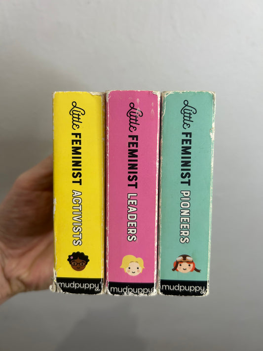 Little Feminists three pack books