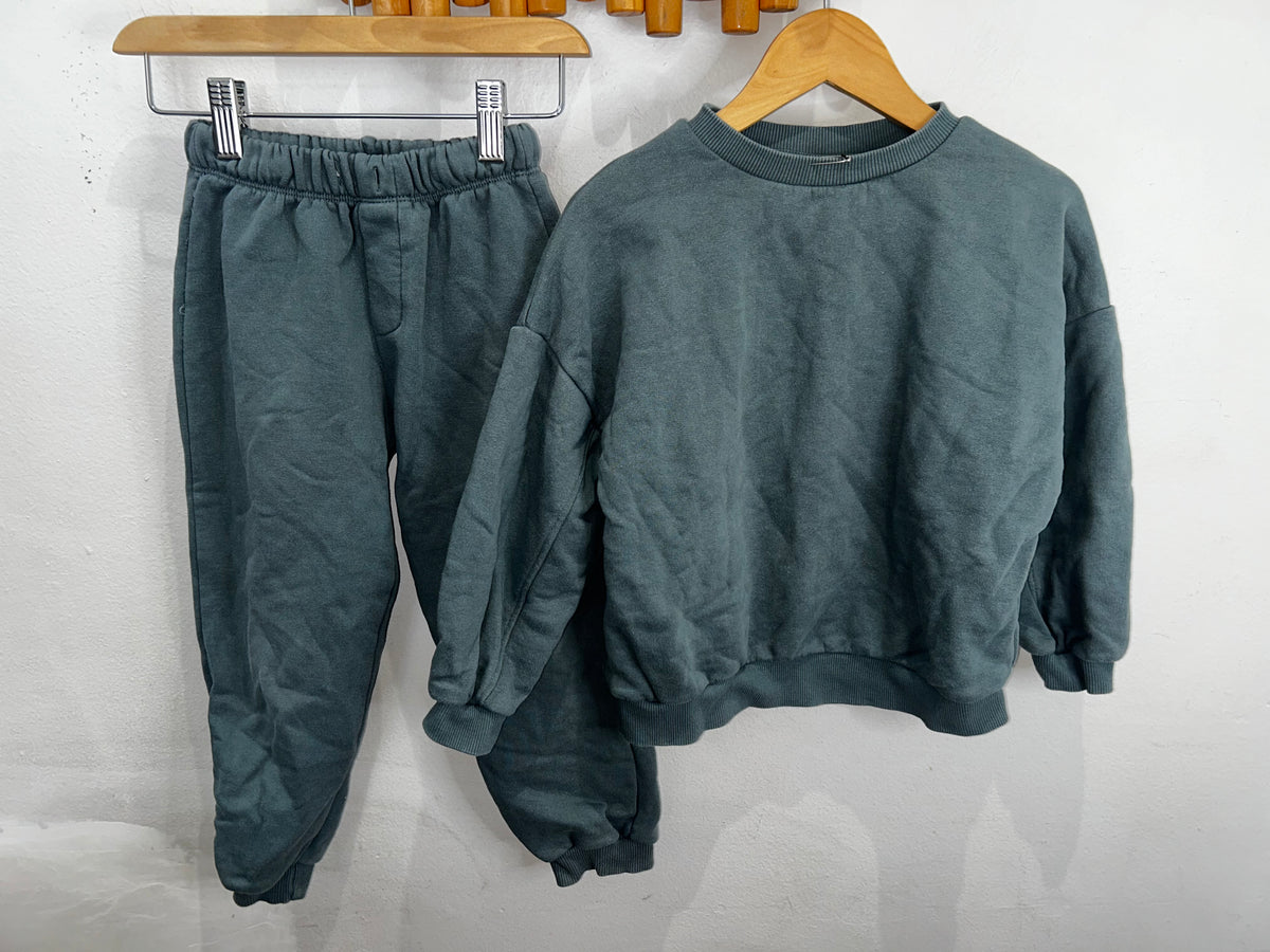 Dark cyan jogger set 5-6y