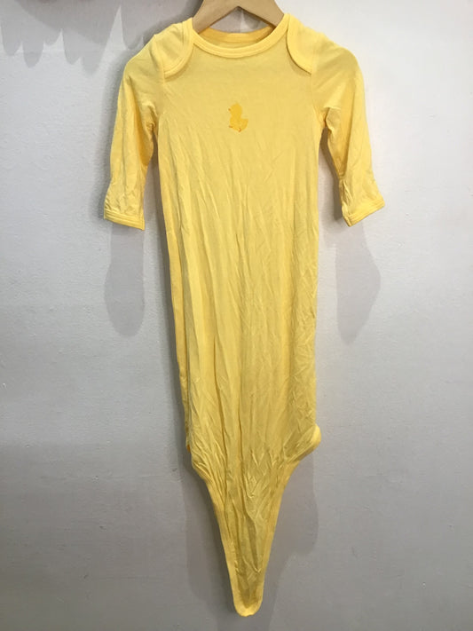 Yellow sleeper gown 0-3m