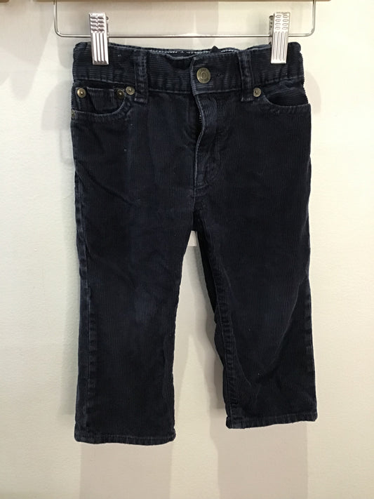Navy corduroy 18-24m