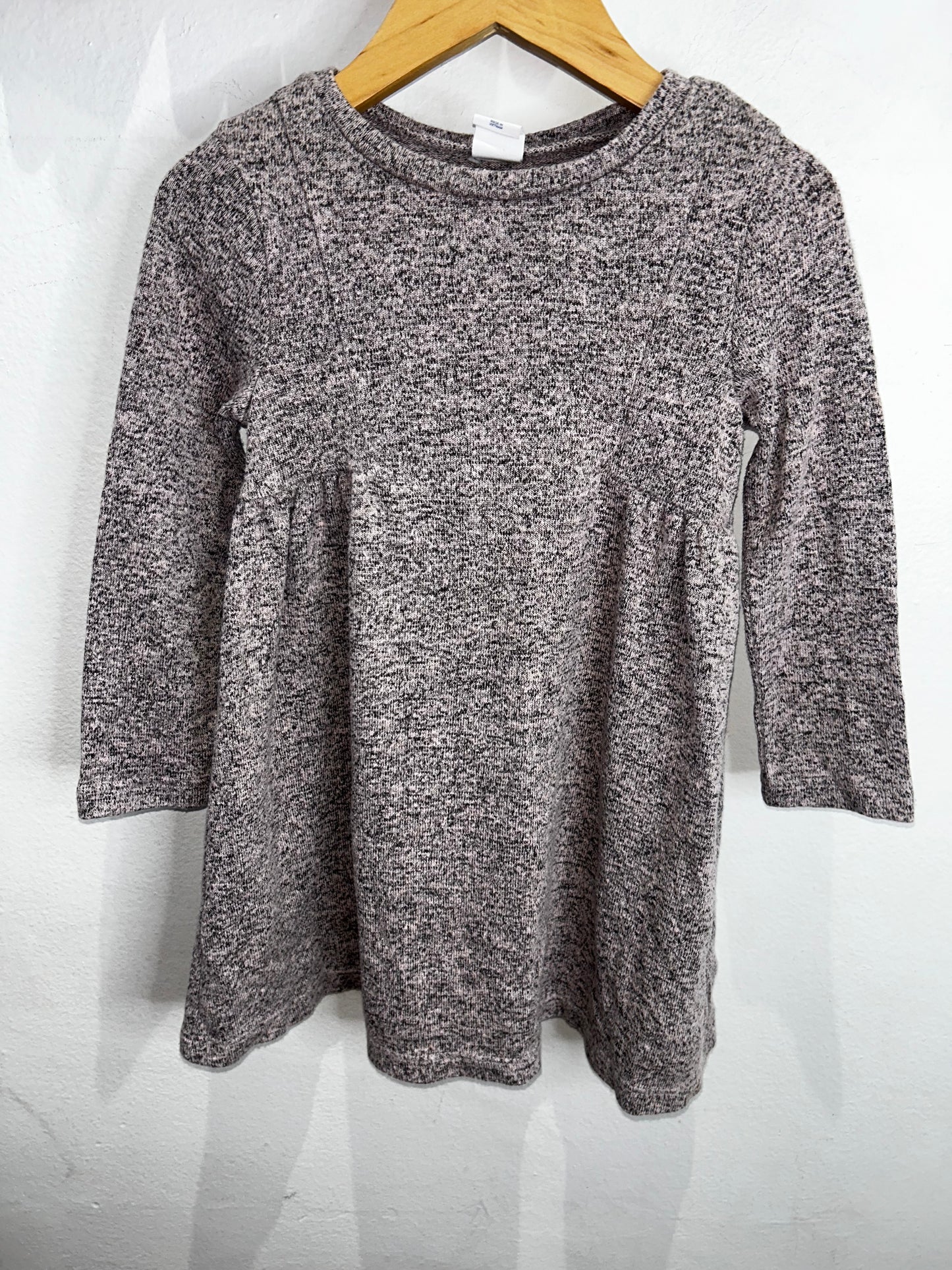 Melange knit dress 2y