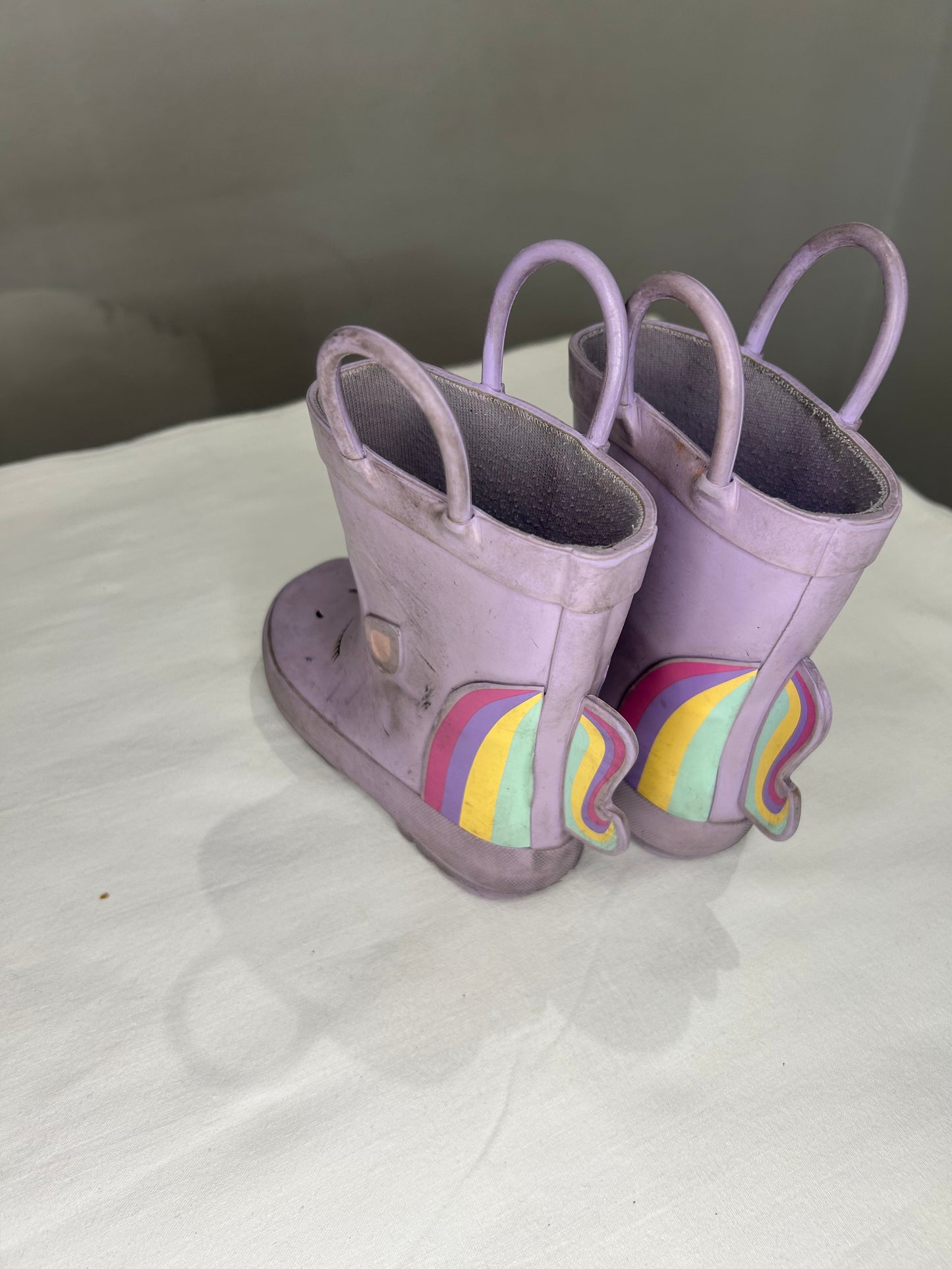 C6 unicorn rainboots