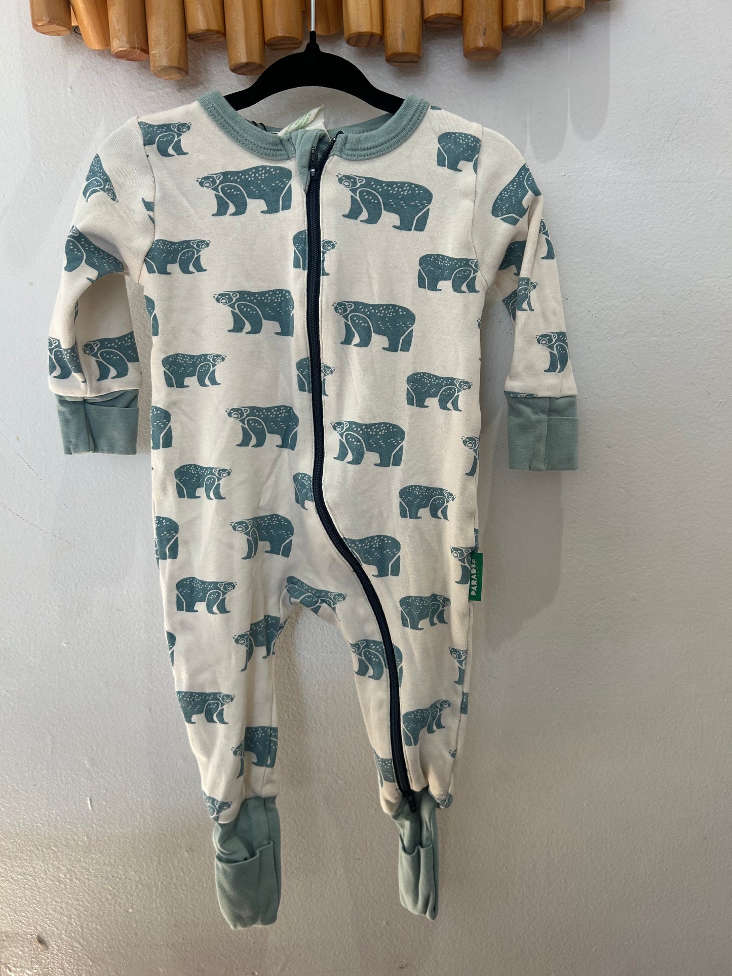 Parade Organics bear sleeper 3-6m