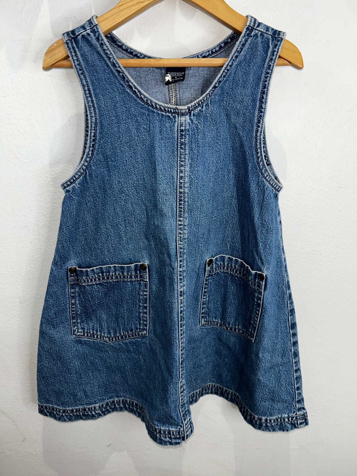 Denim skirt romper 4y