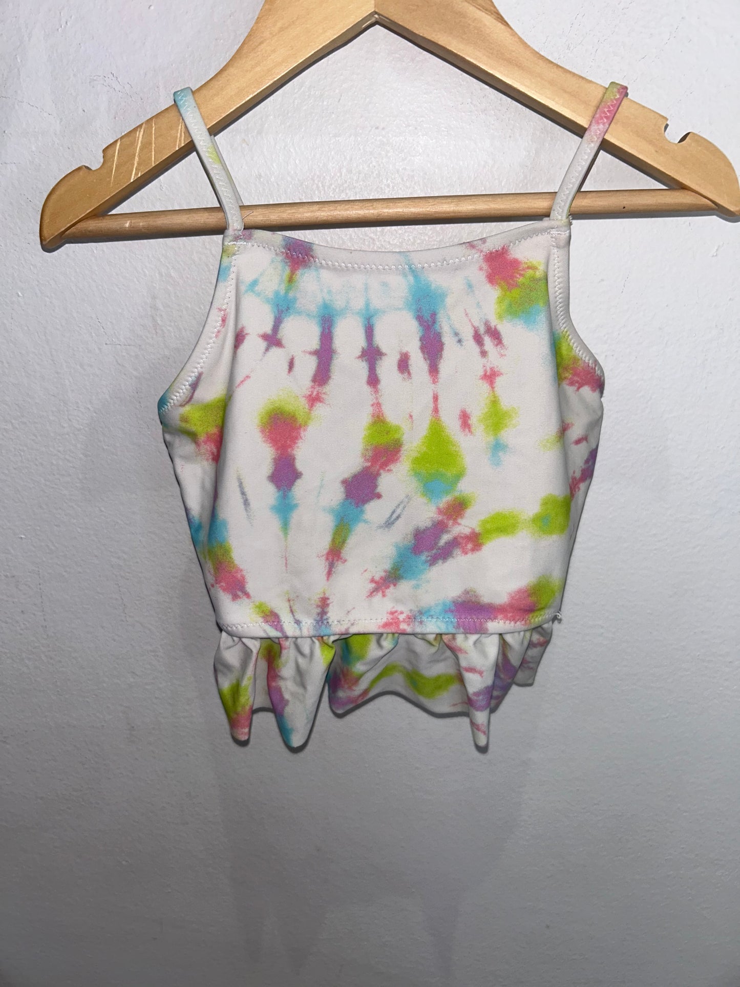 Tie dye two piece swimsuit 3y