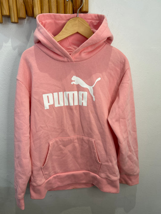 Peach Puma hoodie 10-12y