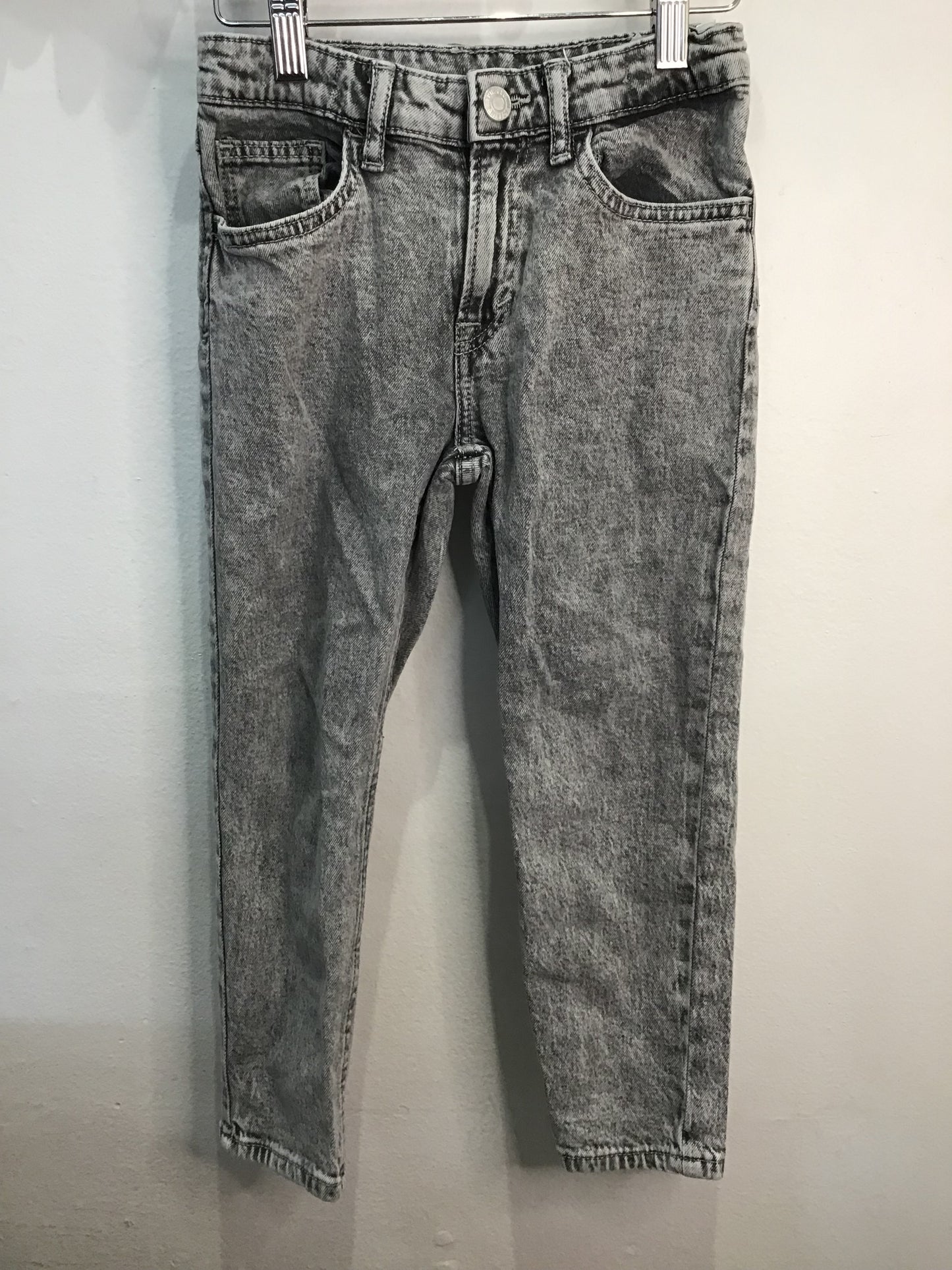 Jeans black acidewash 5-6y