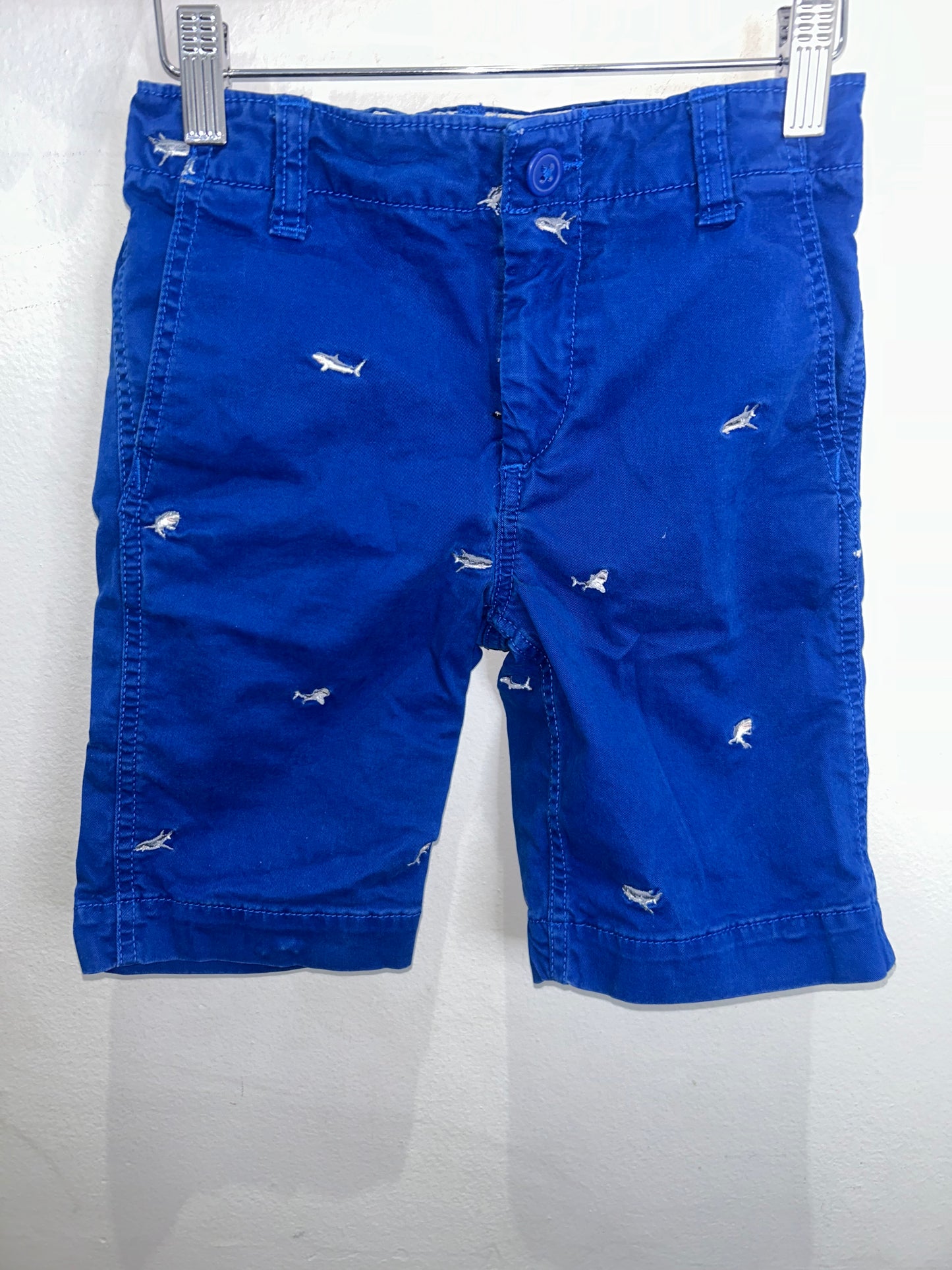 Blue shark shorts 7y