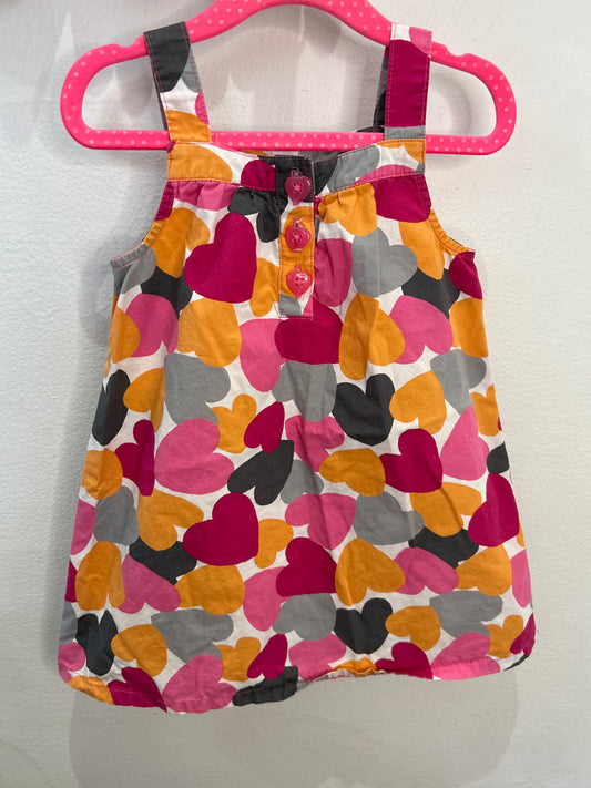 Big hearts dress 2y