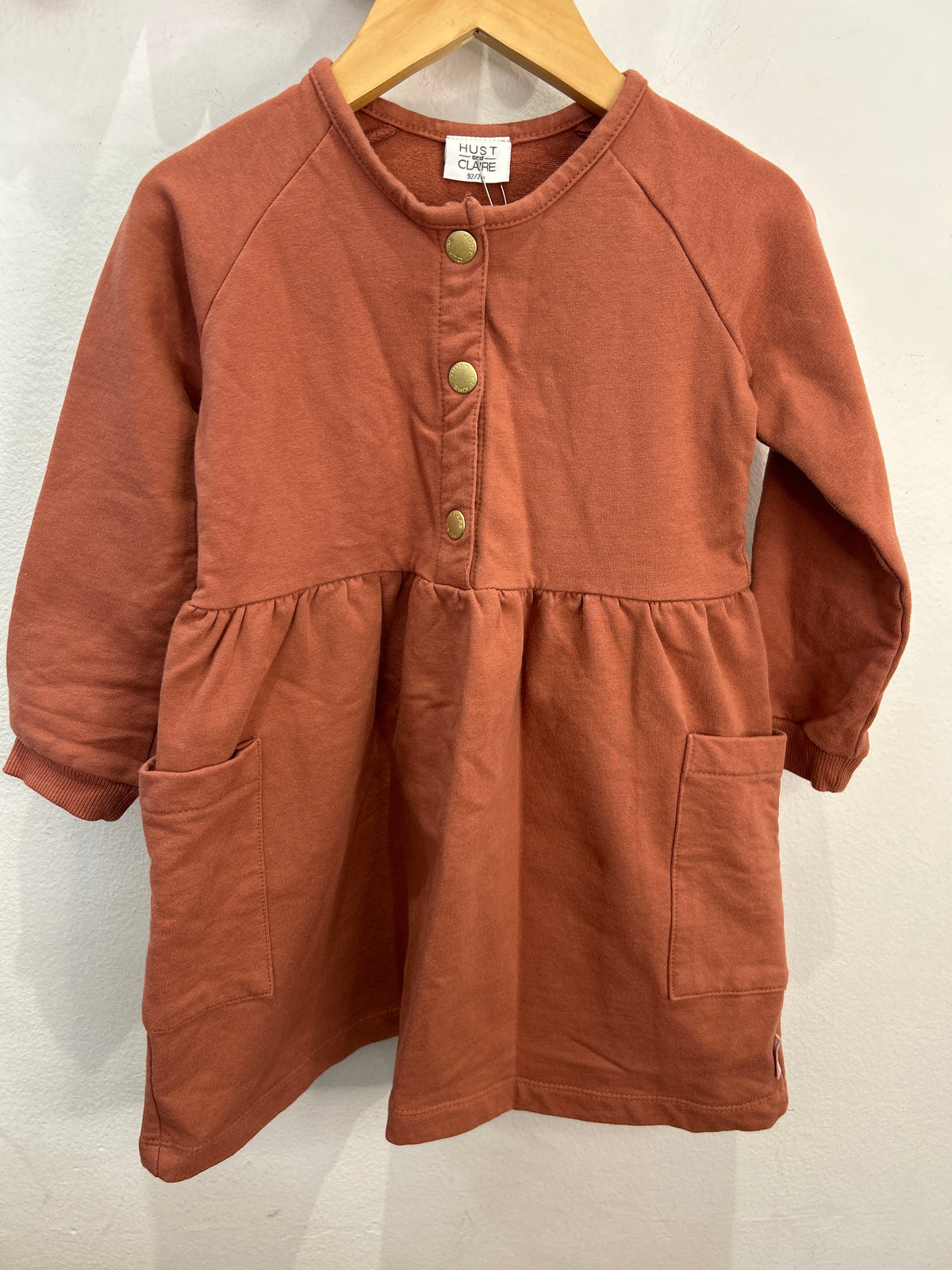 Hust and Claire rust dress 2y