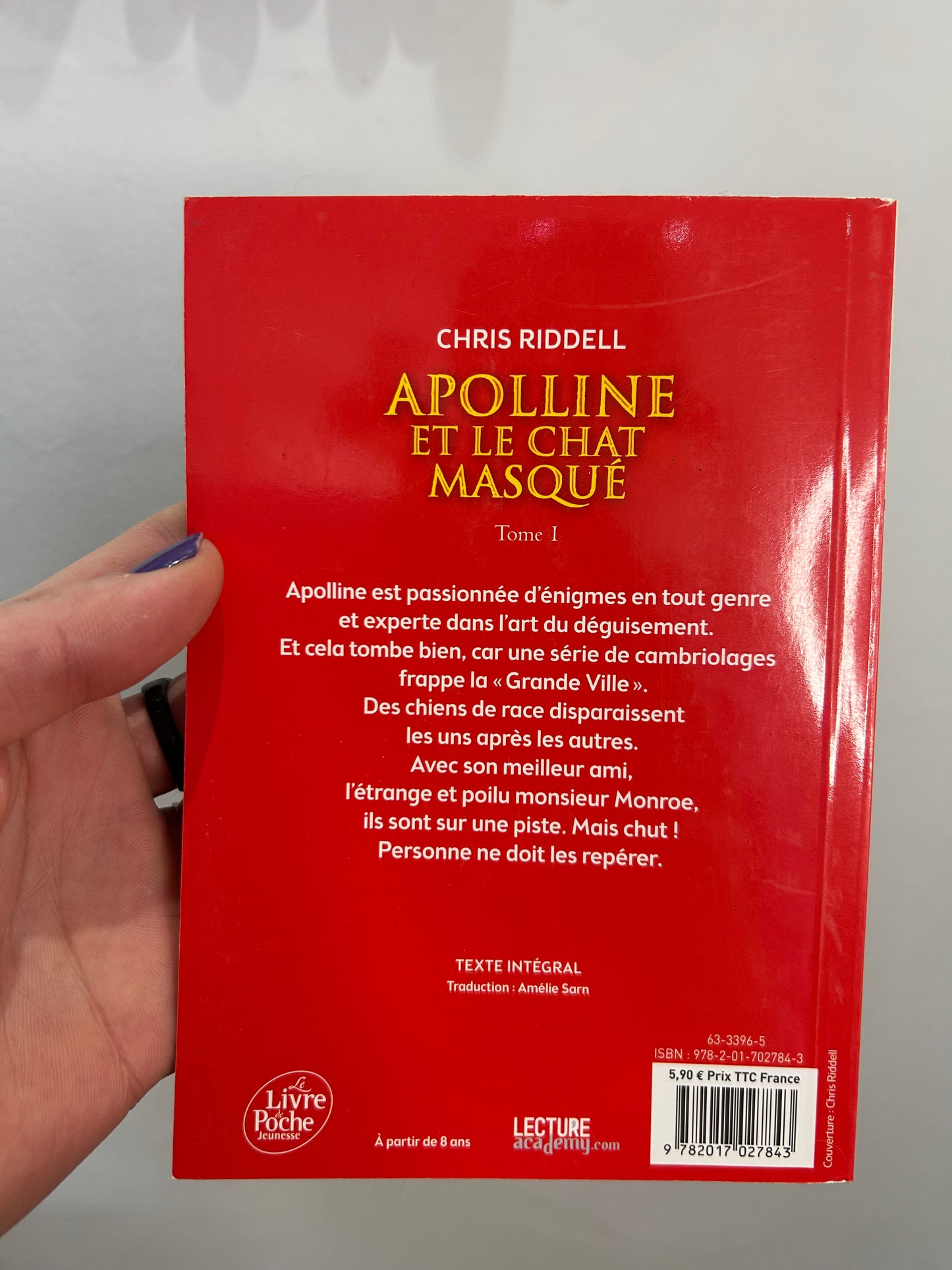 Apolline et le chat masque