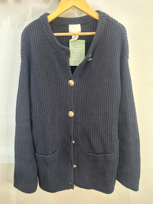 Gold buttons sweater - adult S NEW