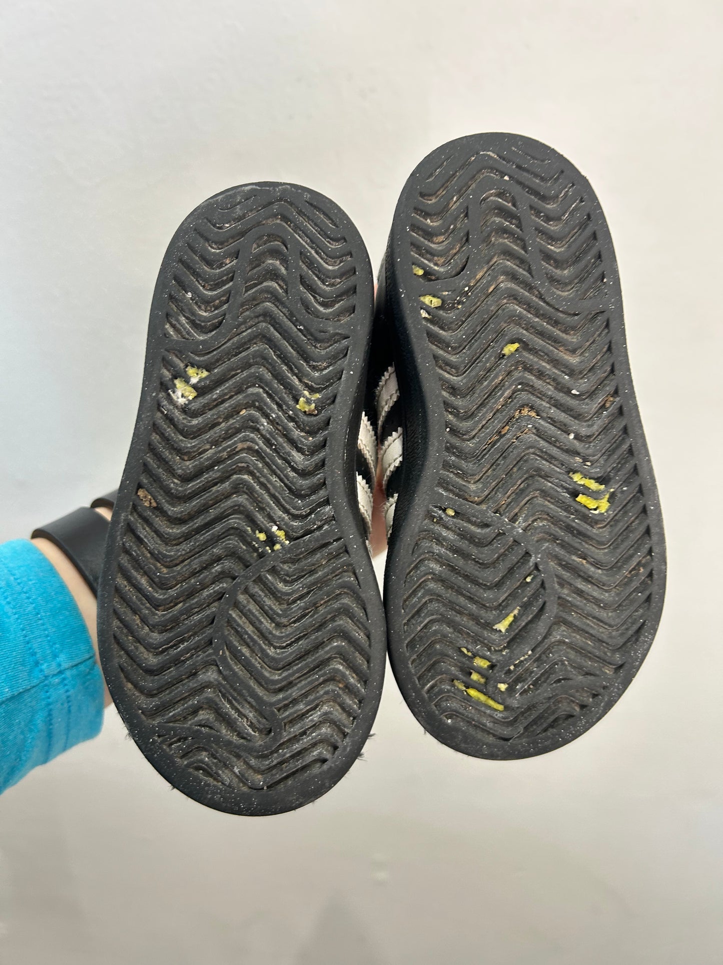 C7 black Adidas runners