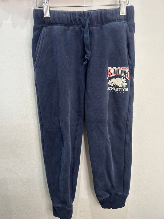 Roots navy joggers 8y