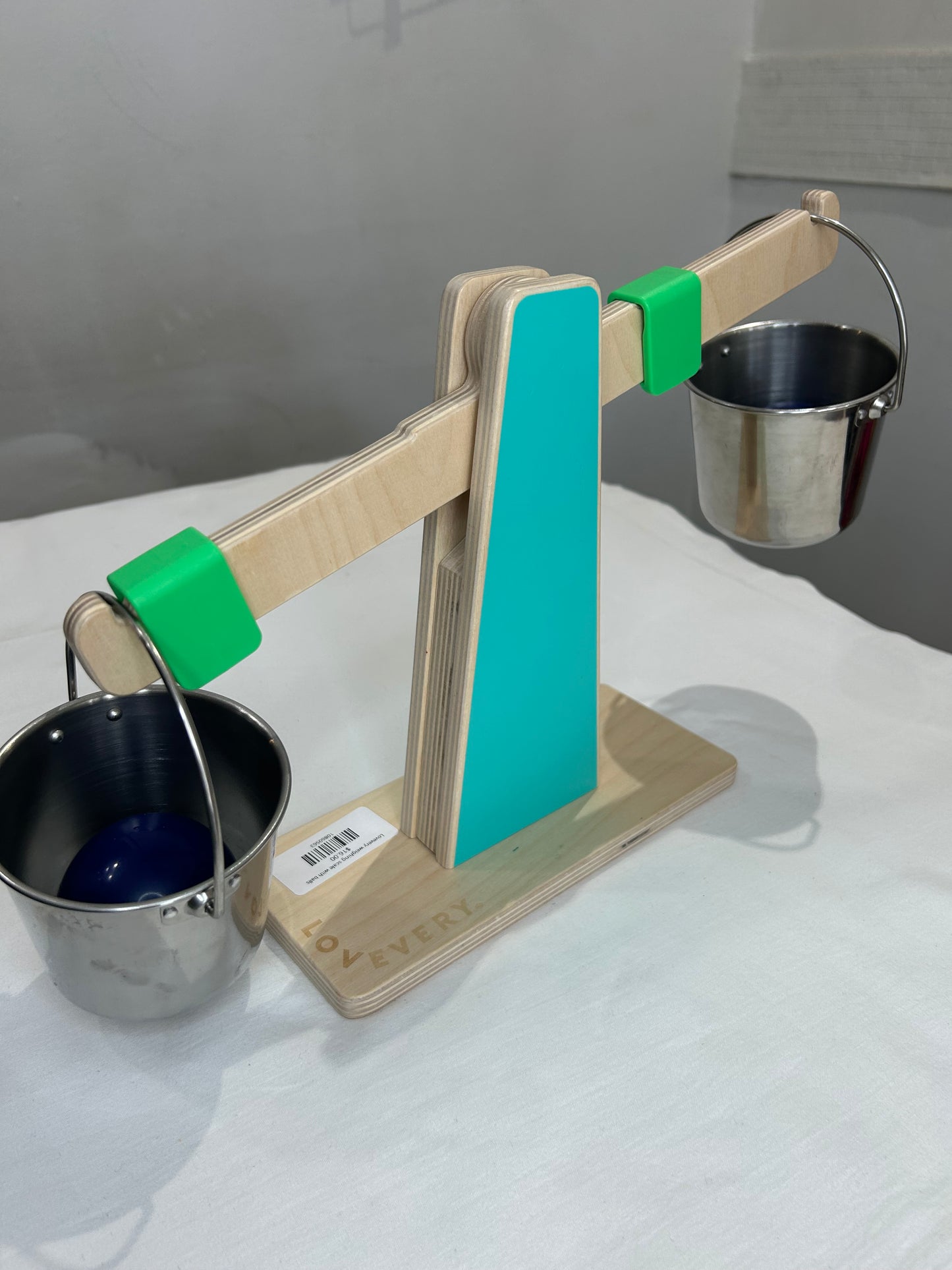 Lovevery weighing scale with balls