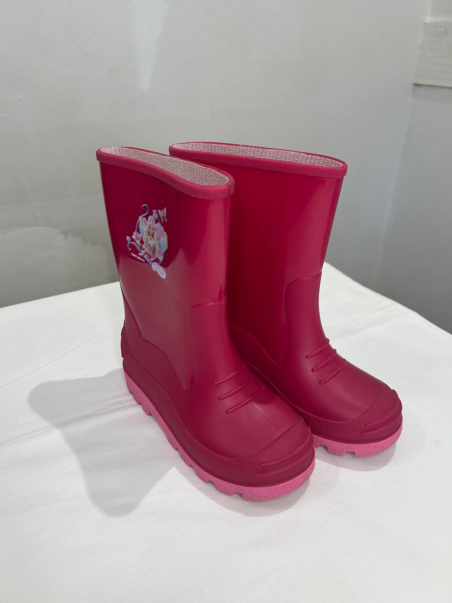 C13 barbie pink rainboots
